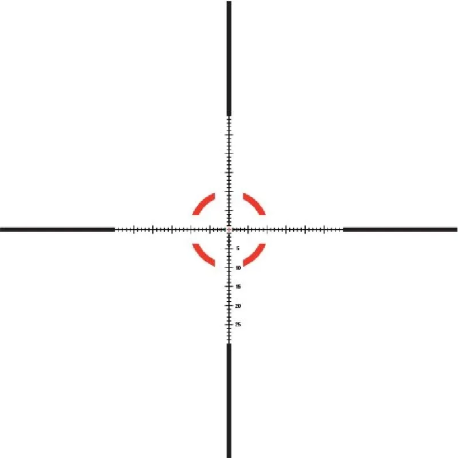 Приціл оптичний Trijicon VCOG 1-8x28; Red MRAD Crosshair
