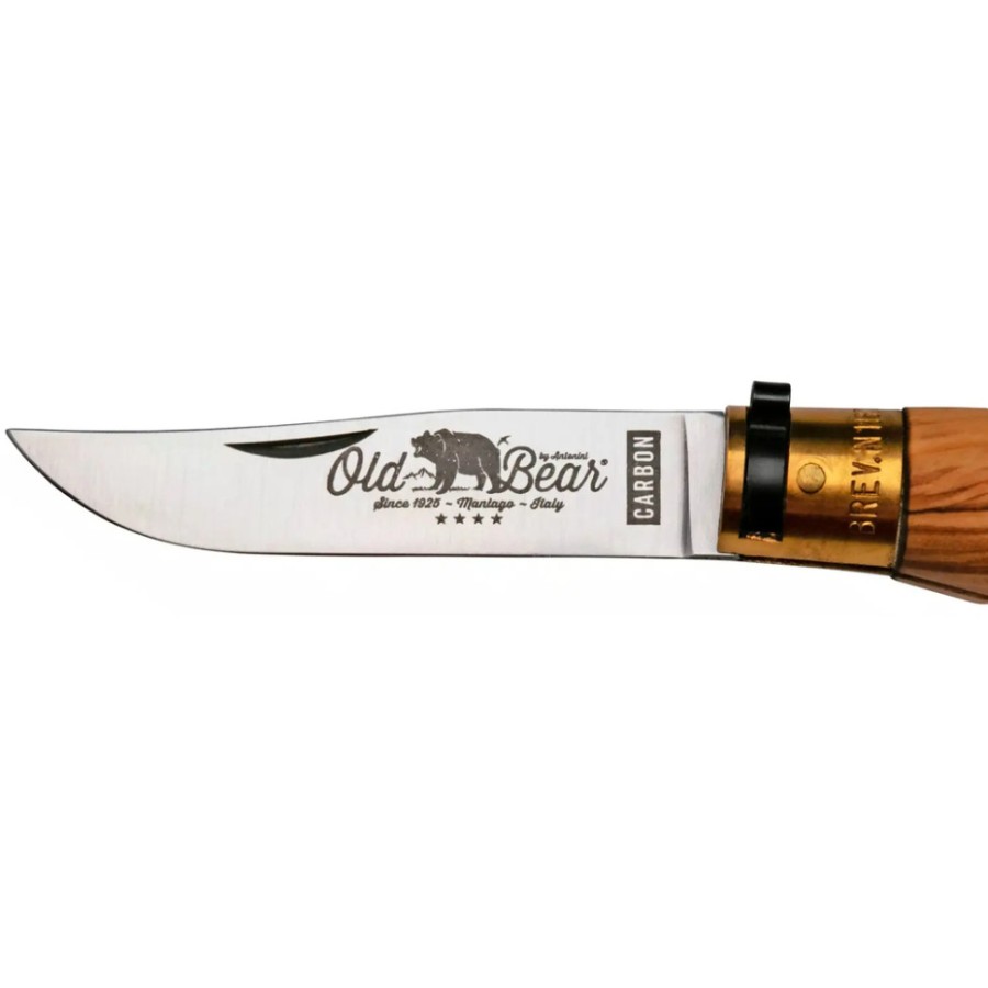 Ніж Old Bear Classic L, C70 steel, Olive wood