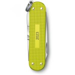 Ніж Victorinox Classic SD Electric Yellow 58мм,5функ,ріфл.жовт