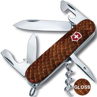 Ніж Victorinox Spartan Design 91мм,13функ ,Принт Шкіра кобри