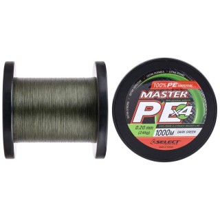 Шнур Select Master PE 1000m (темн.-зел.) 0.08mm 11kg