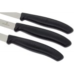 Набір кухонний Victorinox SwissClassic Paring Set 3 ножа з чорн. ручкою (8,8,11см)