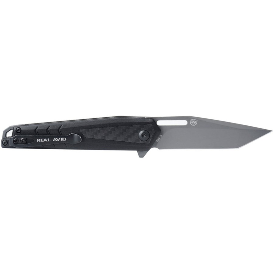 Ніж Real Avid RAV-6, Titanium, Aluminum + CF black