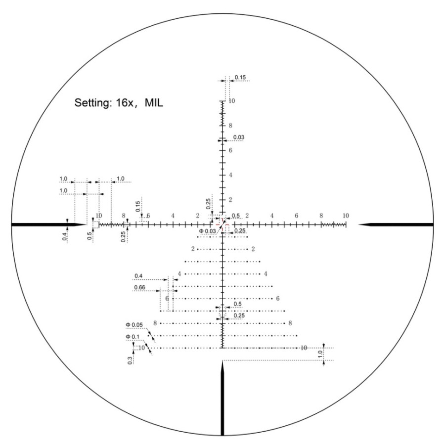 Приціл оптичний Vector Optics Taurus 2-16x50 (30 мм) illum. SFP HD