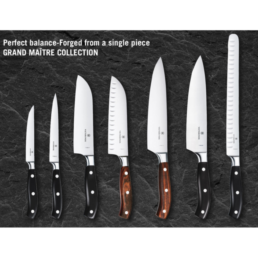 Кухонний ніж Victorinox Grand Maitre Wood Santoku лезо 17см з дерев. ручкою у подар.упак.
