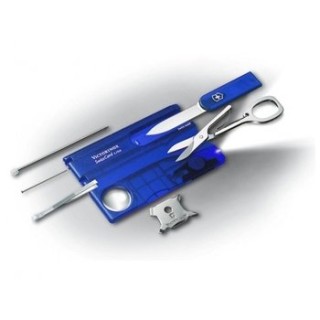 Ніж Victorinox Swisscard Lite 82х54х4мм,12функ,син.прозор
