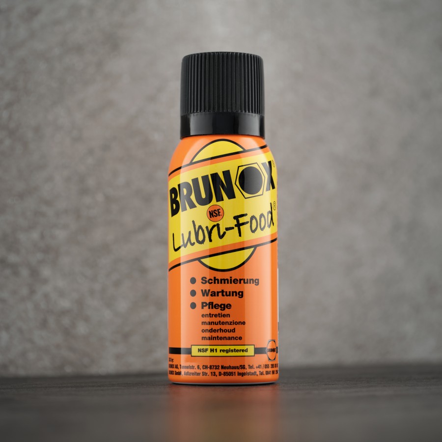 Універсальне мастило для харчового обладнання, спрей Brunox Lubri Food 120ml
