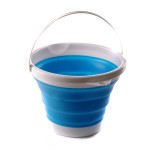 Відро складане силіконове СИЛА 5 л blue