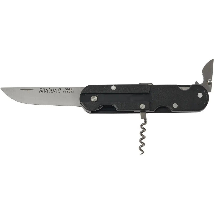 Ніж багатофункціональний TB Outdoor Bivouac Black