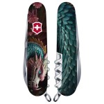 Ніж Victorinox Climber Zodiac 91мм,14функ ,Лазурний дракон