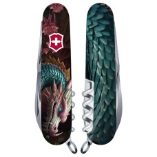 Ніж Victorinox Climber Zodiac 91мм,14функ ,Лазурний дракон
