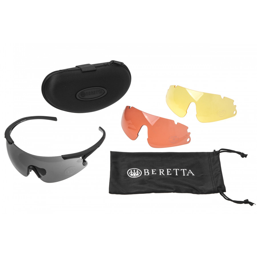 Окуляри "Beretta" Race Shooting Glasses з 3 змінними лінзами