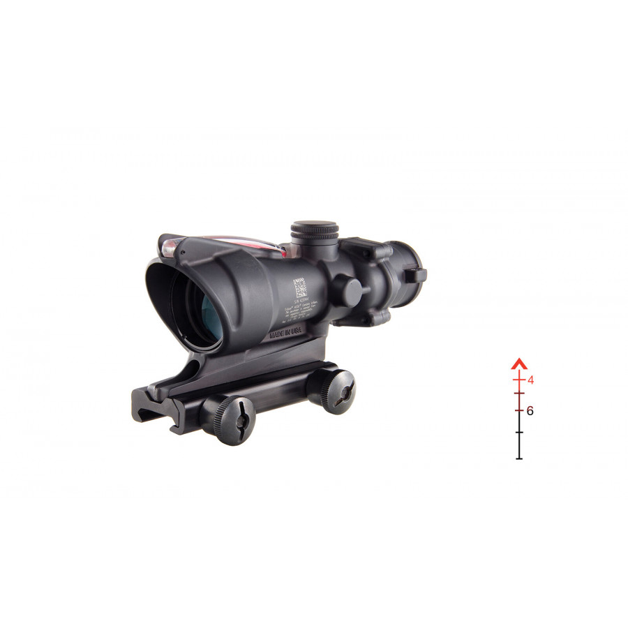 Приціл оптичний TRIJICON ACOG 4x32 BAC Dual Illuminated Red Chevron .223/5.56 BDC