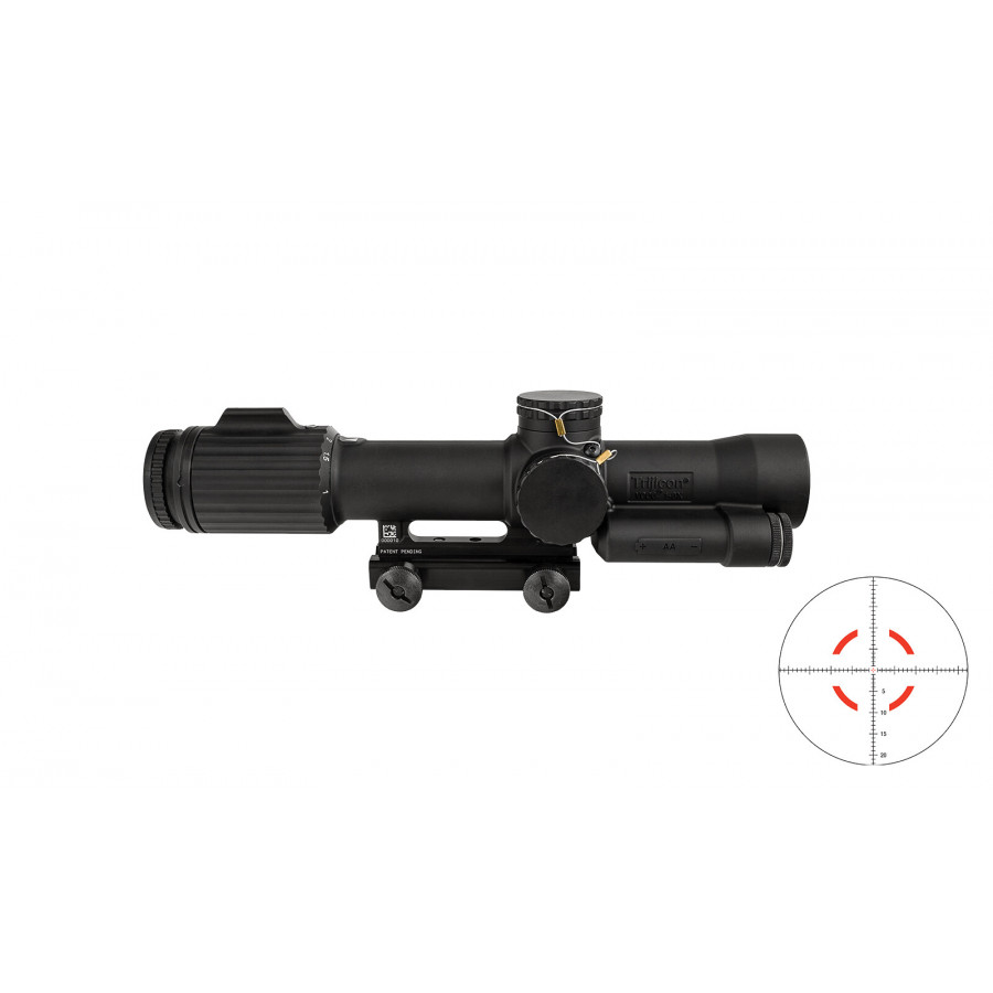 Приціл оптичний TRIJICON VCOG 1-8x28 illum. Red MRAD Crosshair