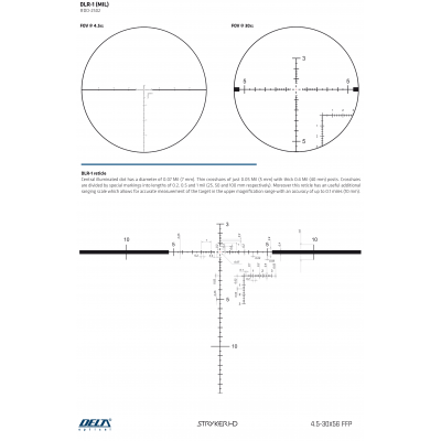 Приціл оптичний Delta STRYKER 4,5-30x56 (34 мм) FFP illum. DLR-1 2020