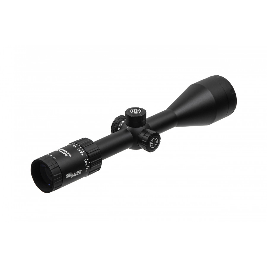 Приціл оптичний SIG Optics Whiskey 3 4-12x50mm, 25,4 mm, SFP,HellFire QuadPlex