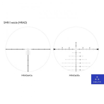 Приціл оптичний Delta Javelin 4.5-30x56 (34 мм) FFP illum. SMR-1