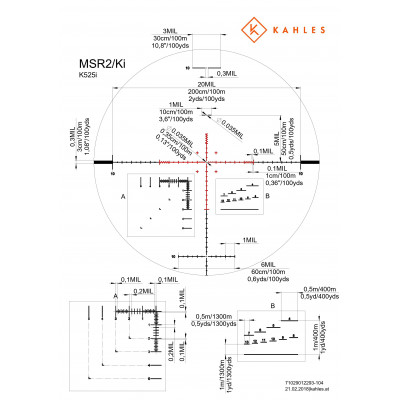 Приціл оптичний KAHLES K 525i CCW 5-25x56 / MSR2-right