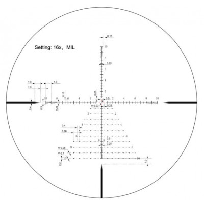 Приціл оптичний Vector Optics Taurus 2-16x50 (30 мм) illum. SFP HD