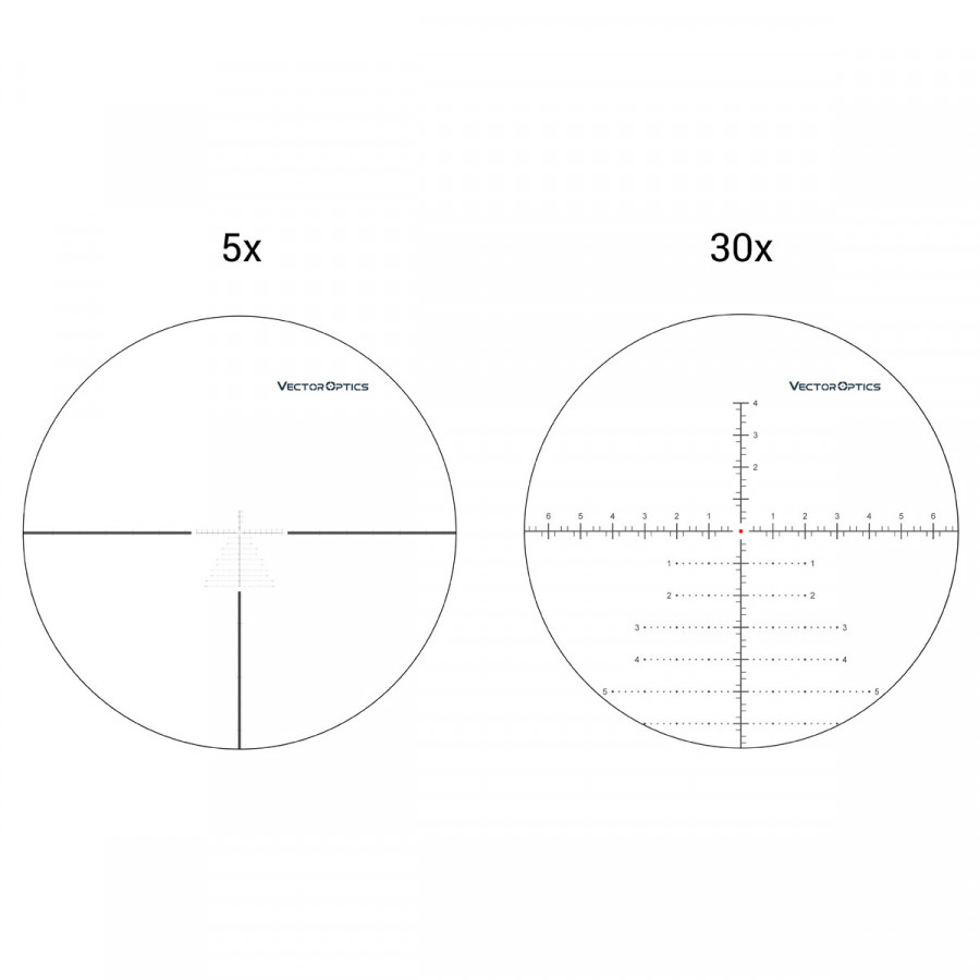 Приціл оптичний Vector Optics Continental 5-30x56 (34mm) illum. FFP Tactical