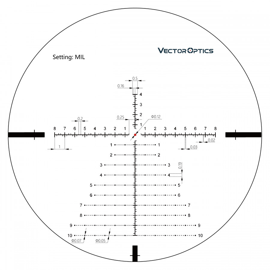 Приціл оптичний Vector Optics Continental 5-30x56 (34mm) illum. FFP Tactical