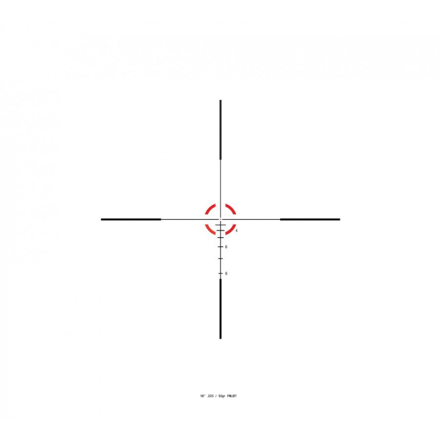 Приціл оптичний TRIJICON Credo 1-6x24 (30 мм) illum. 55gr .223 SFP Red