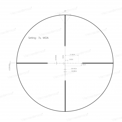 Приціл оптичний Vector Optics Matiz 2-7x32 (25,4 мм) MOA SFP SFP