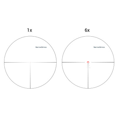 Приціл оптичний Vector Optics Continental 1-6x28 (34mm) illum. FFP Tactical