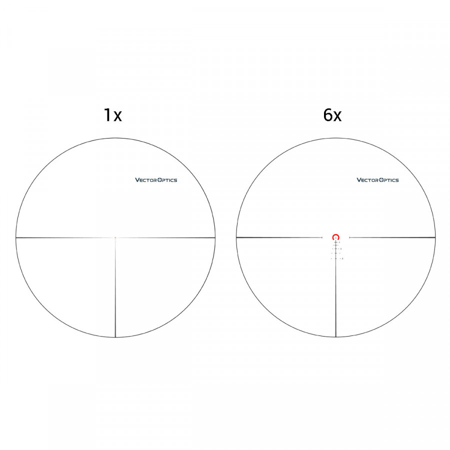 Приціл оптичний Vector Optics Continental 1-6x28 (34mm) illum. FFP Tactical