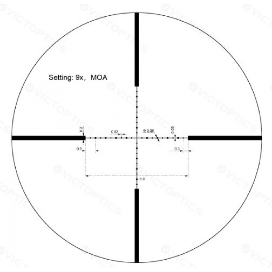 Приціл оптичний Vector Optics C3 3-9x32 (25,4 мм) illum. SFP