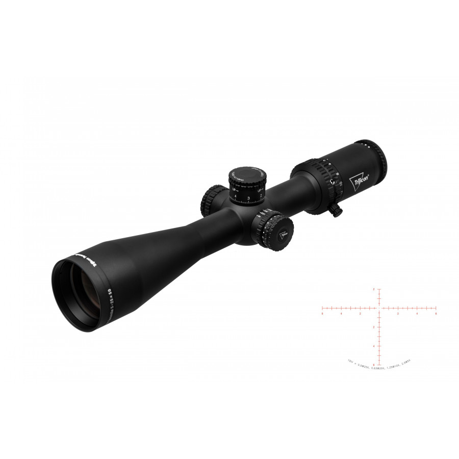 Приціл оптичний TRIJICON Tenmile 5-25x50 (30 мм) illum. MRAD Crosshair SFP Red