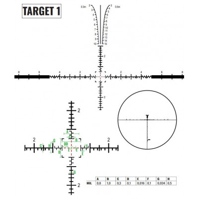 Приціл оптичний ZCO ZC5-27x56 Target1 CCW