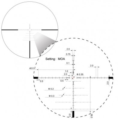 Приціл оптичний Vector Optics Sentinel 6-24x50 (30 мм) illum. FFP