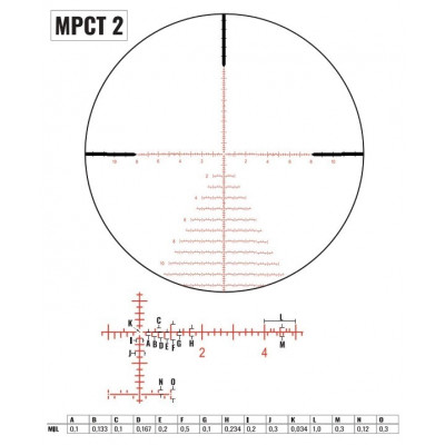 Приціл оптичний ZCO 8-40x56 (36 мм) MIL FFP illum. MPCT2 CCW