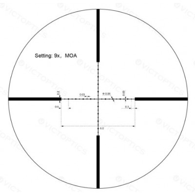 Приціл оптичний Vector Optics C3 3-9x32 (25,4 мм) illum. SFP