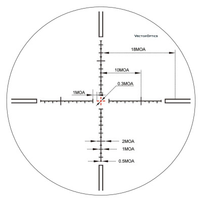 Приціл оптичний Vector Optics Aston 5-30x56 (30 mm) illum. SFP