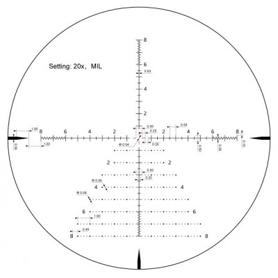 Приціл оптичний Vector Optics Taurus 3-24x56 (34 мм) illum. SFP ED