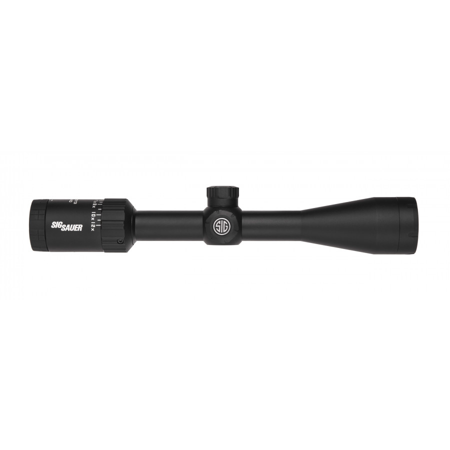 Приціл оптичний SIG Optics Whiskey3, 4-12x40mm, 1 inch, SFP, HELLFIRE QUADPLEX illum.