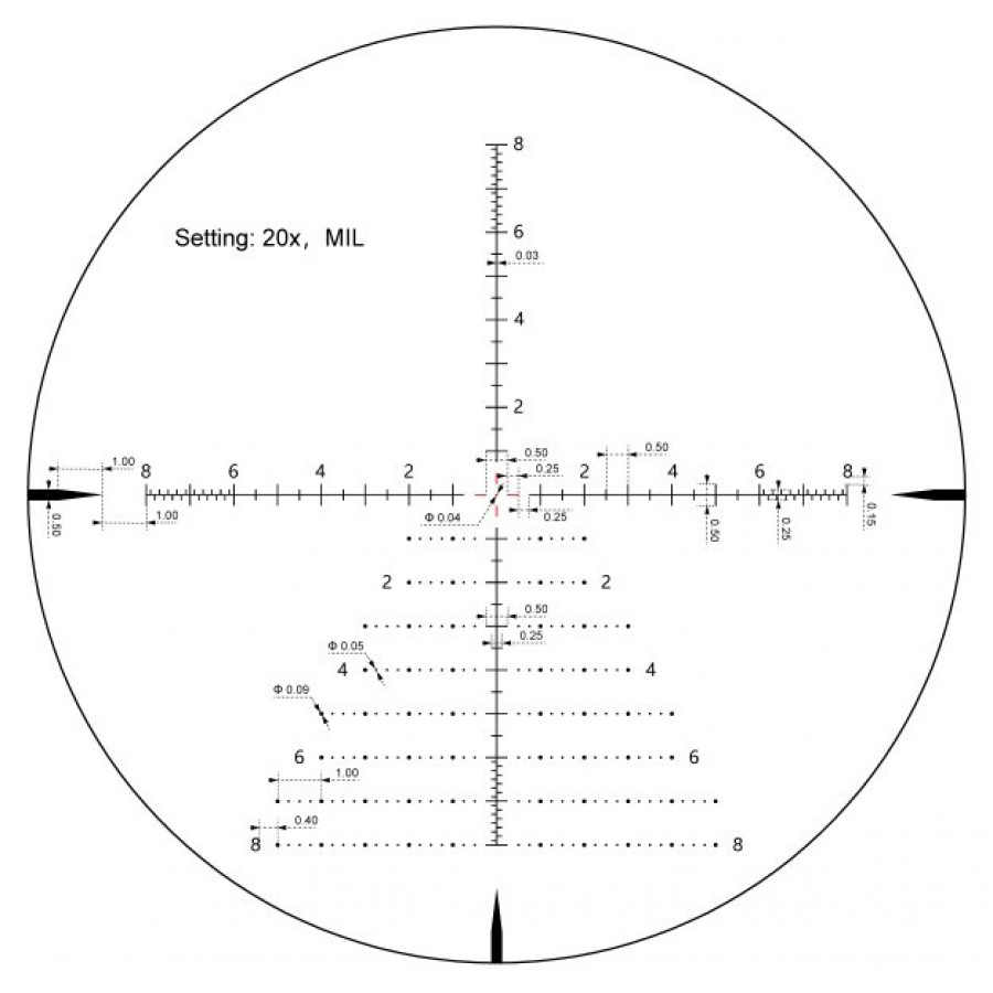 Приціл оптичний Vector Optics Taurus 3-24x56 (34 мм) illum. SFP ED