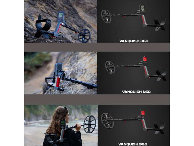 Minelab Vanquish 2025: полное сравнение моделей 360, 460, 560 и Pro-Pack