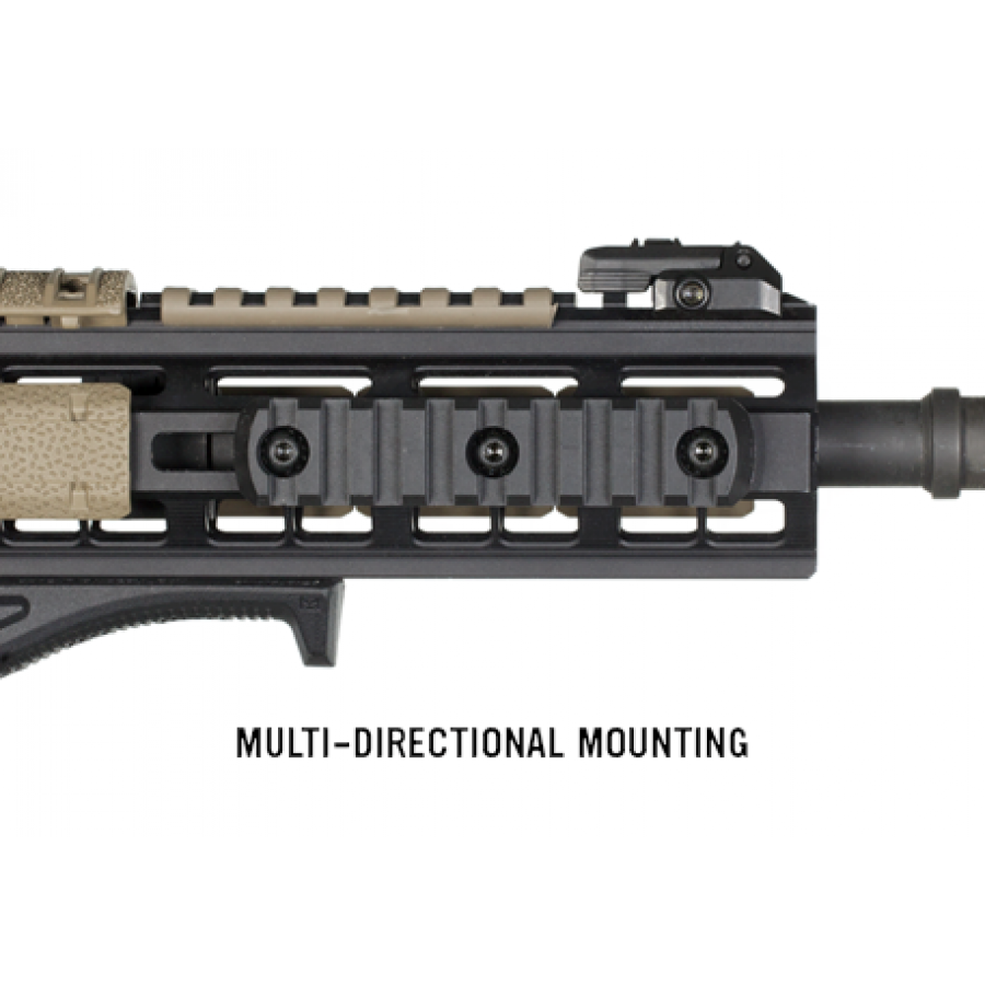 Планка Пікатінні Magpul Polymer 9 Slots M-Lok System - Black