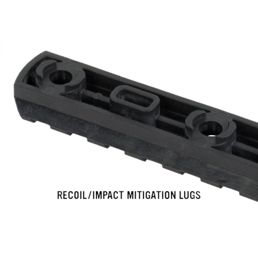 Планка Пікатінні Magpul Polymer 9 Slots M-Lok System - Black