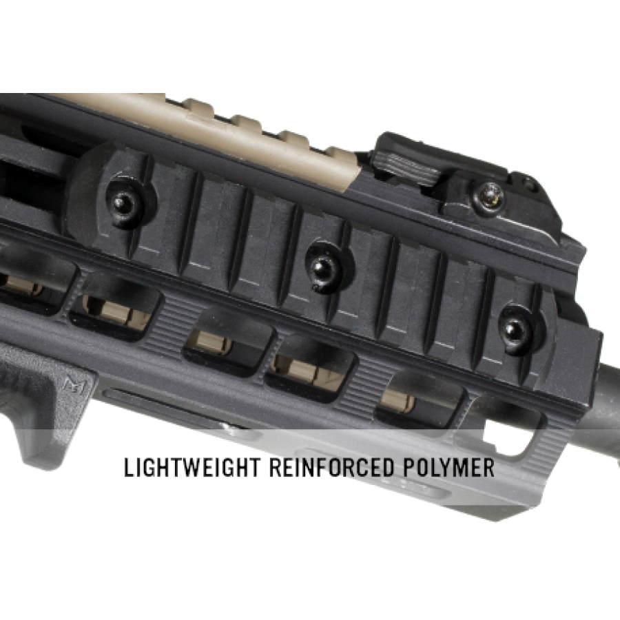 Планка Пікатінні Magpul Polymer 9 Slots M-Lok System - Black