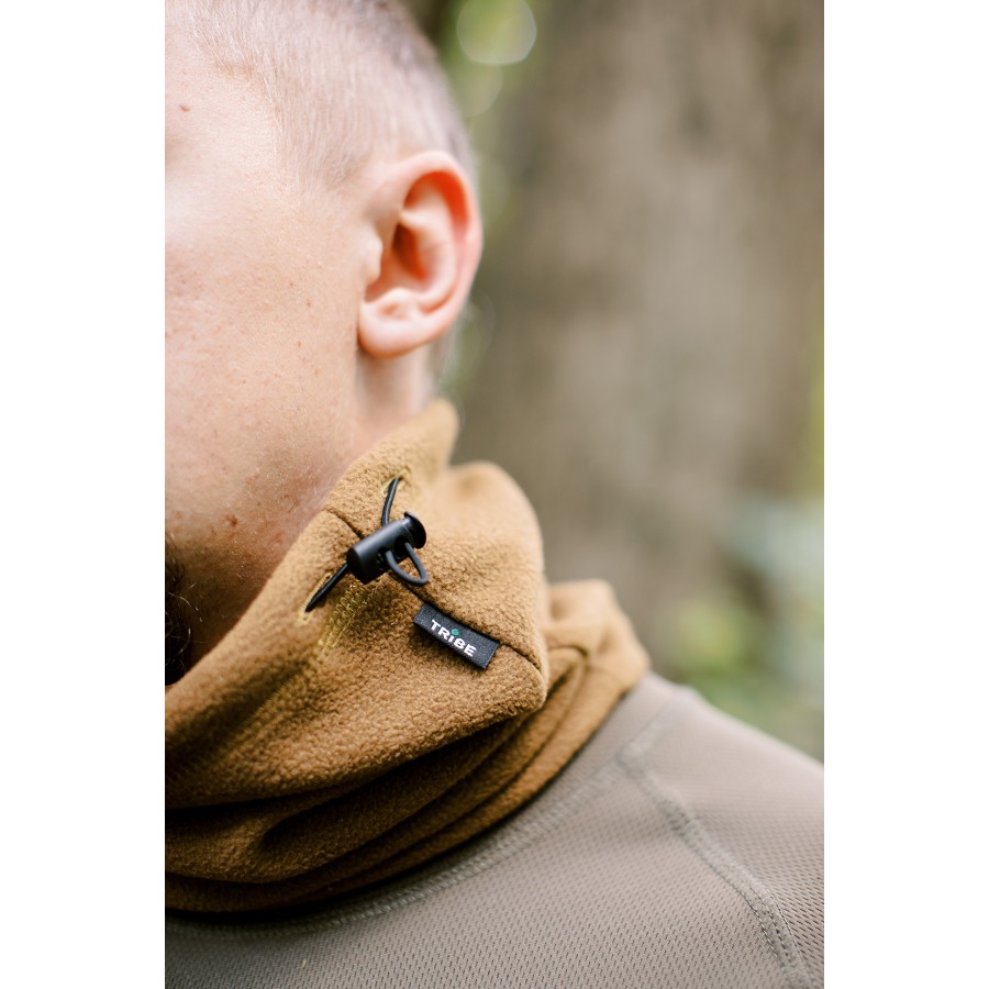 Пов'язка флісова Tribe Neck Warmer з затяжкою T-KF-0020 OS, coyote
