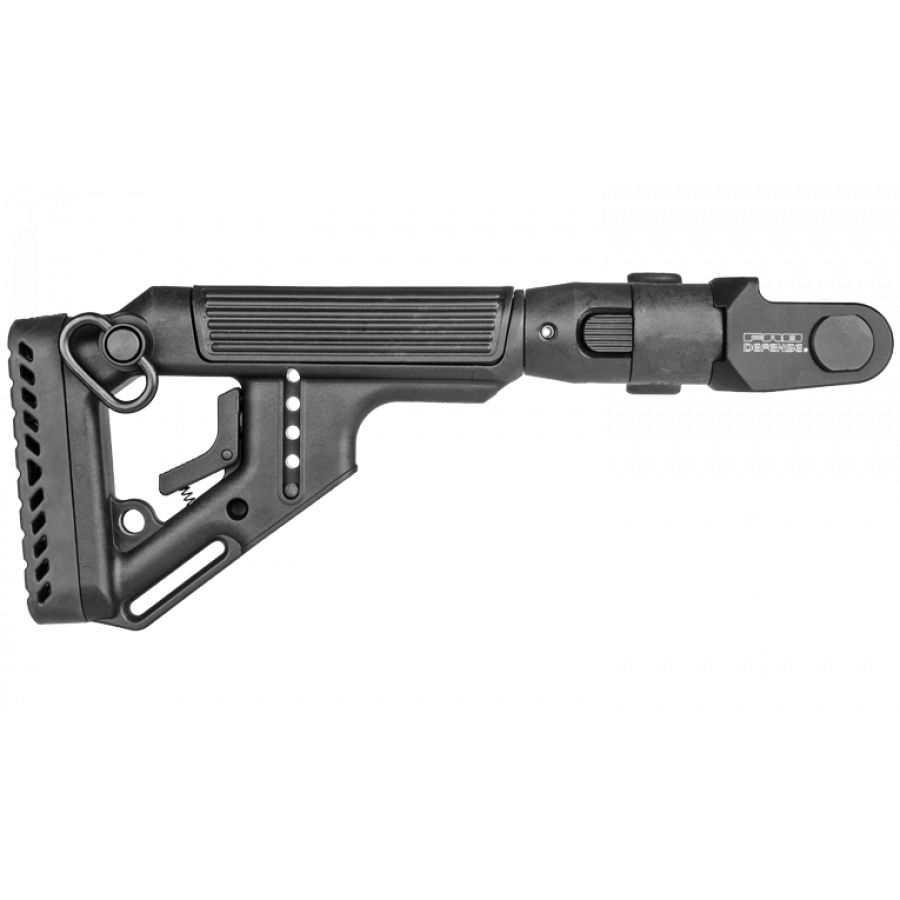 Приклад складаний FAB, для для АКМС (складаний вниз), регульована щока, чорний