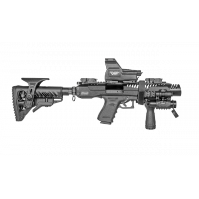 Приклад складаний FAB для M16 AR16, регульована щока