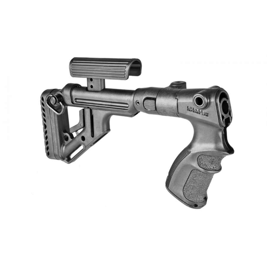 Приклад складаний FAB для Rem 870, з пістолетною рукояткою, регульована щока, чорний