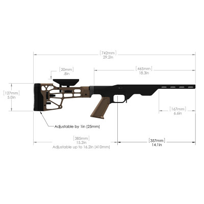 Ложа MDT LSS для Howa -1500 / Weatherby Vanguard