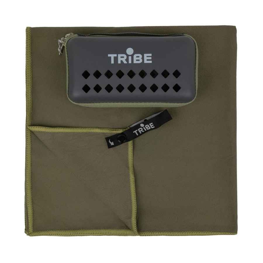 Рушник з мікрофібри Tribe Pocket Towel 50х100 см T-LC-0001-M, army-green