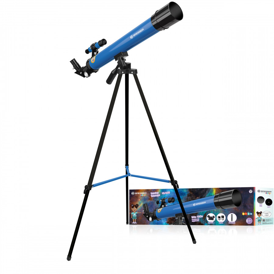 Телескоп Bresser Junior Space Explorer 45/600 Blue (8850600WXH000)